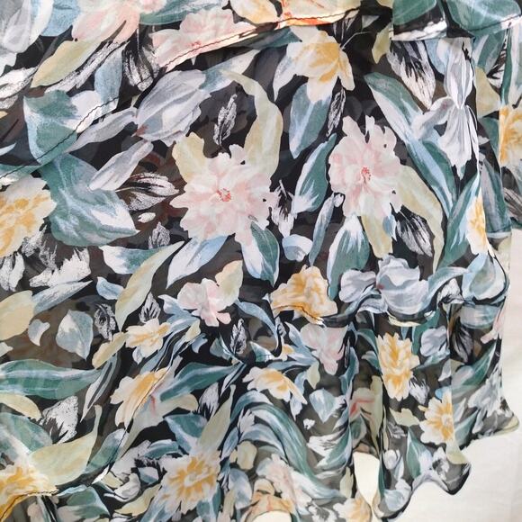 Petal & Pup Amren Floral One-Shoulder Tiered Asymmetric Dress 14 Floral Party - Picture 7 of 13